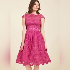 Chi Chi London Pink Tulle Dress.